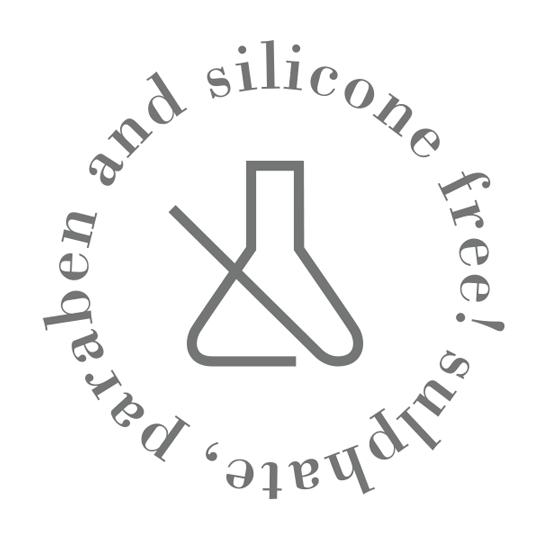Sulphate, paraben and silicone free